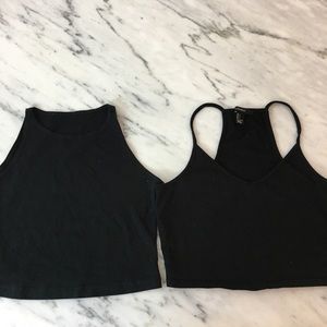 Black Crop Tops
